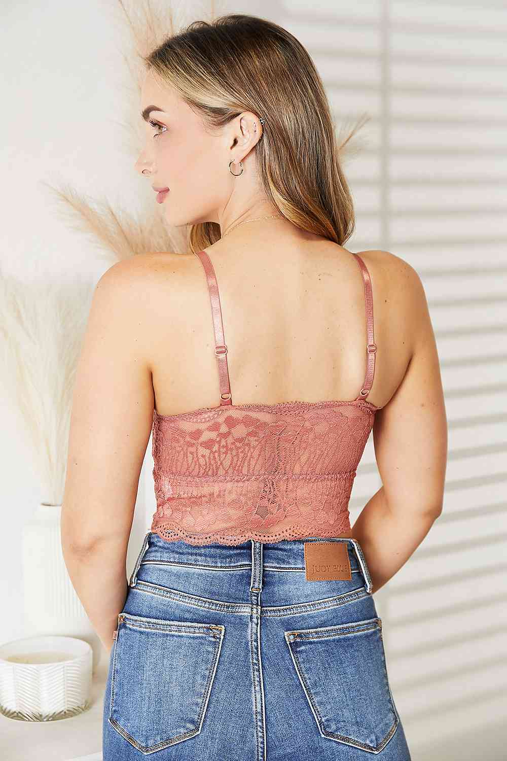 JadyK Luna Crisscross Front Lace Bralette Bras