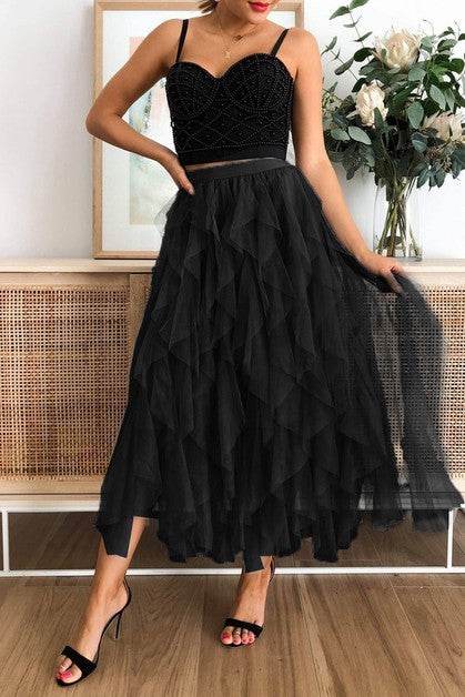 A Line Long Tulle Tiered Skirts - Shop Style & More | Fresh Looks, Everyday Deals & Free Shipping