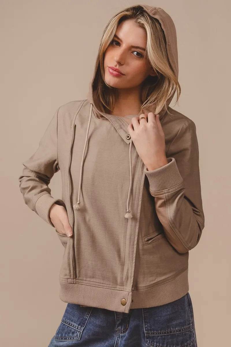 BiBi Textured Woven Rider Jacket - Shop Style & More | Fresh Looks, Everyday Deals & Free Shipping