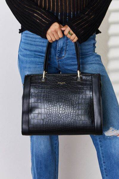 David Jones Texture PU Leather Handbag - Shop Style & More | Fresh Looks, Everyday Deals & Free Shipping