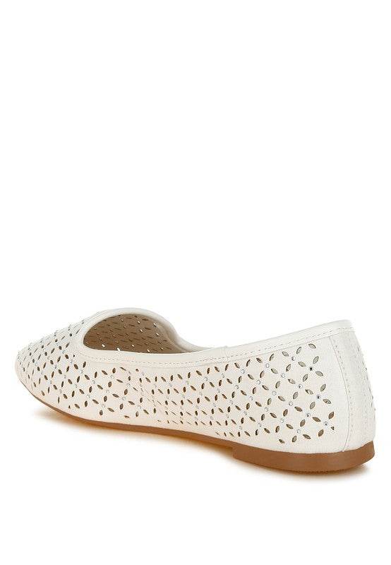 Kyrie Cut Out Detail Ballerinas - Shop Style & More | Fresh Looks, Everyday Deals & Free Shipping