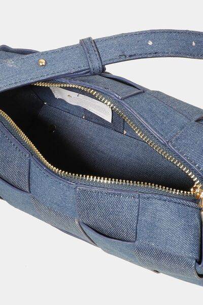 Fame Woven Crossbody Bag with Adjustable Strap - Shop Style & More | Fresh Looks, Everyday Deals & Free Shipping