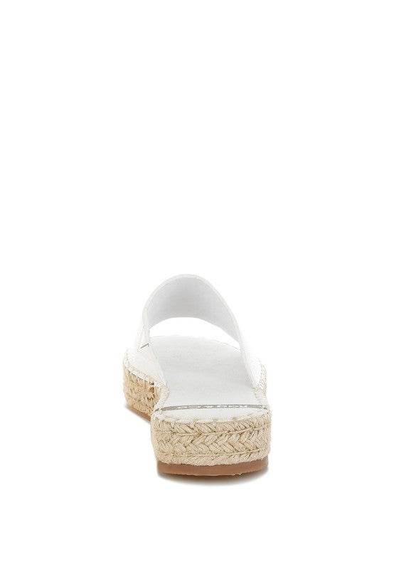 Scalar Genuine Soft Leather Espadrille Flatforms - Shop Style & More | Fresh Looks, Everyday Deals & Free Shipping