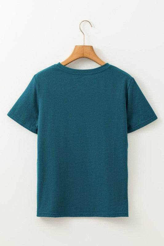 Galilea Toothpick Stripe Round Neck Top - Shop Style & More | Fresh Looks, Everyday Deals & Free Shipping