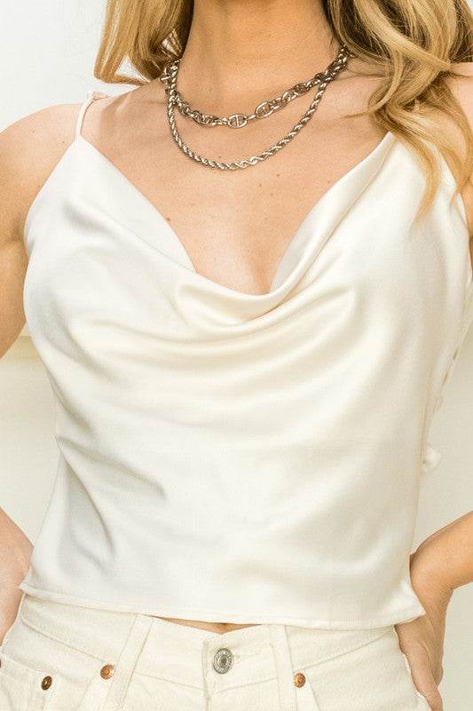 Love Forever Cowl Neck Camisole Top - Shop Style & More | Fresh Looks, Everyday Deals & Free Shipping