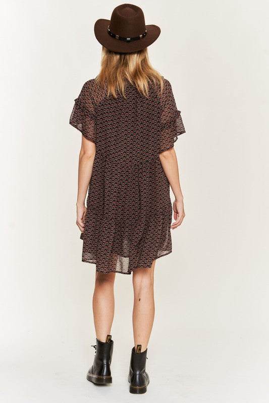 Floral print v-neck mini dress - Shop Style & More | Fresh Looks, Everyday Deals & Free Shipping