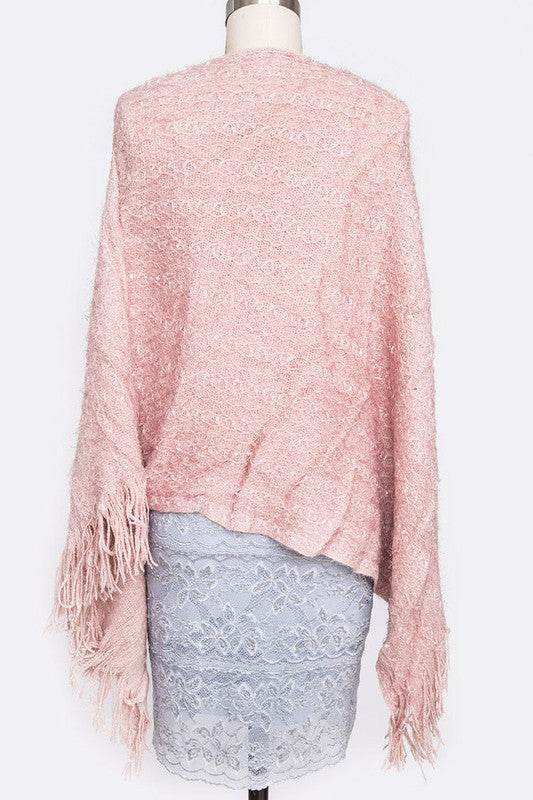Sequins Plushy Fashion Poncho - Shop Style & More | Fresh Looks, Everyday Deals & Free Shipping