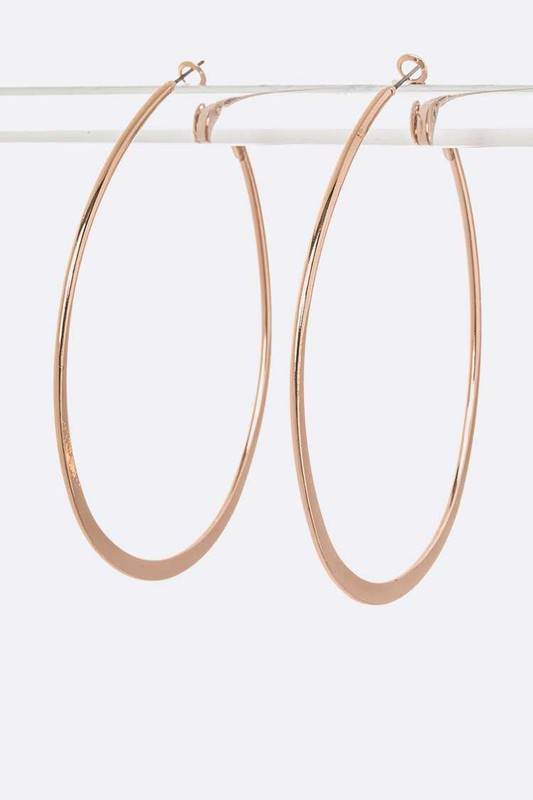 Classic Teardrop Large Hoops - Shop Style & More | Fresh Looks, Everyday Deals & Free Shipping