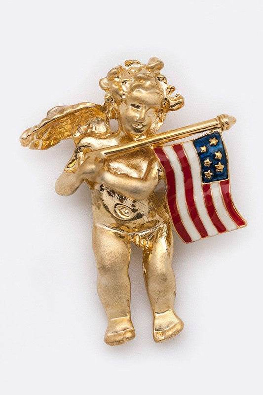 US Flag Angel Brooch Set - Shop Style & More | Fresh Looks, Everyday Deals & Free Shipping