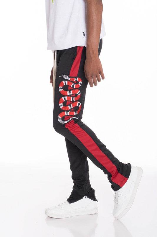 Snake Patched Track Pants - Shop Style & More | Fresh Looks, Everyday Deals & Free Shipping