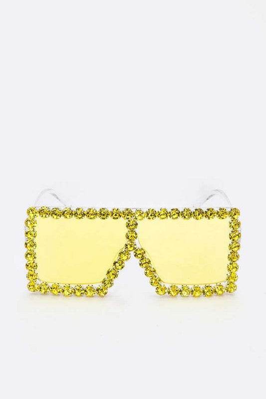 Crystal Iconic Shield Inspired Square Statement - Shop Style & More | Fresh Looks, Everyday Deals & Free Shipping