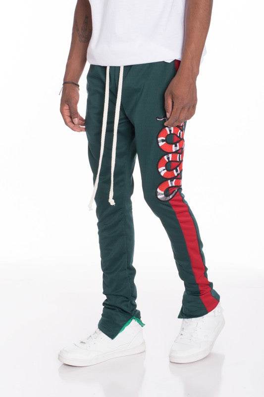 Snake Patched Track Pants - Shop Style & More | Fresh Looks, Everyday Deals & Free Shipping
