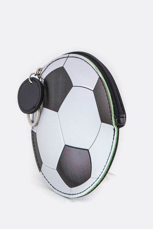 Soccer Ball Coin Purse Key Charm - Shop Style & More | Fresh Looks, Everyday Deals & Free Shipping