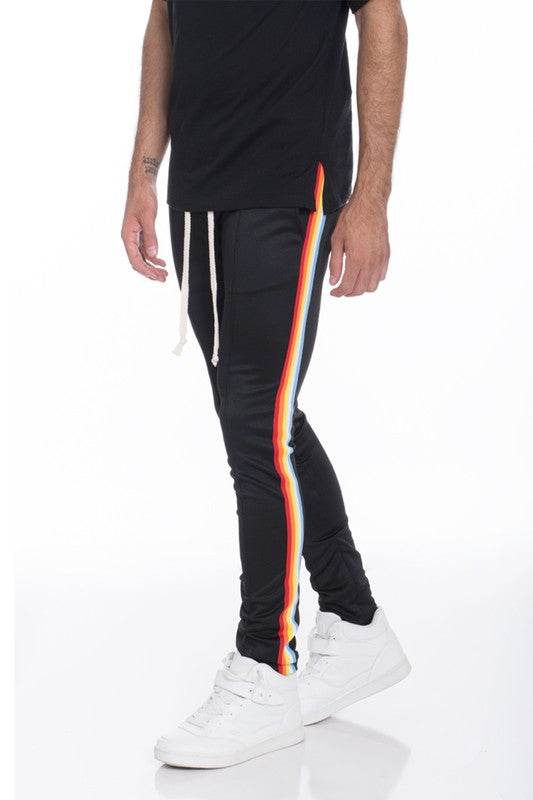 RAINBOW TAPE TRACK PANTS - Shop Style & More | Fresh Looks, Everyday Deals & Free Shipping