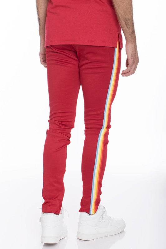 RAINBOW TAPE TRACK PANTS - Shop Style & More | Fresh Looks, Everyday Deals & Free Shipping