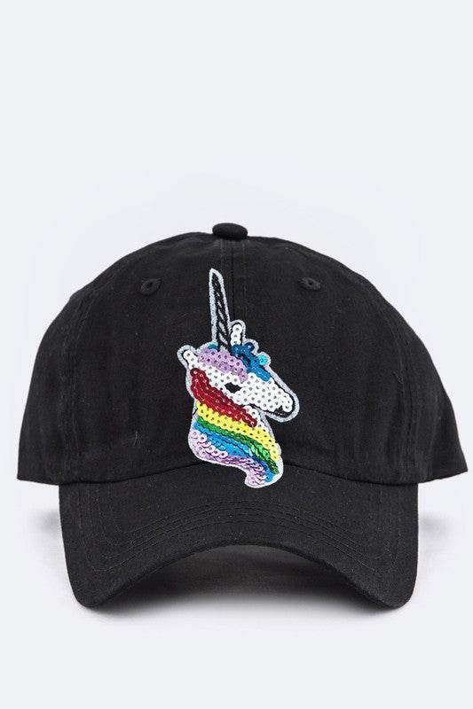 Sequins Unicorn Cotton Cap - Shop Style & More | Fresh Looks, Everyday Deals & Free Shipping
