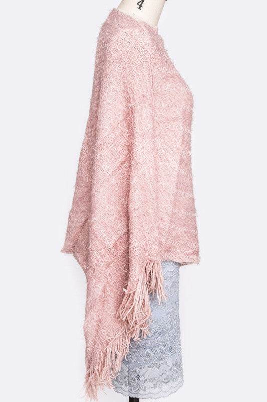 Sequins Plushy Fashion Poncho - Shop Style & More | Fresh Looks, Everyday Deals & Free Shipping