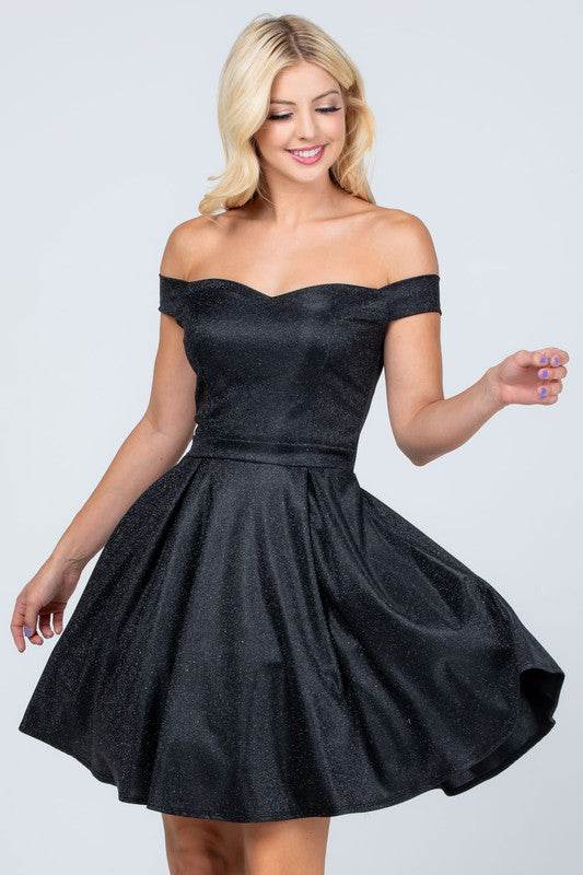 Off the shoulder skater dress jaquard - Shop Style & More | Fresh Looks, Everyday Deals & Free Shipping