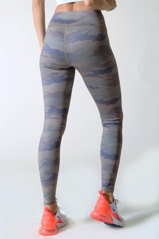 Active High Rise Camouflage Leggings with Pocket - Shop Style & More | Fresh Looks, Everyday Deals & Free Shipping