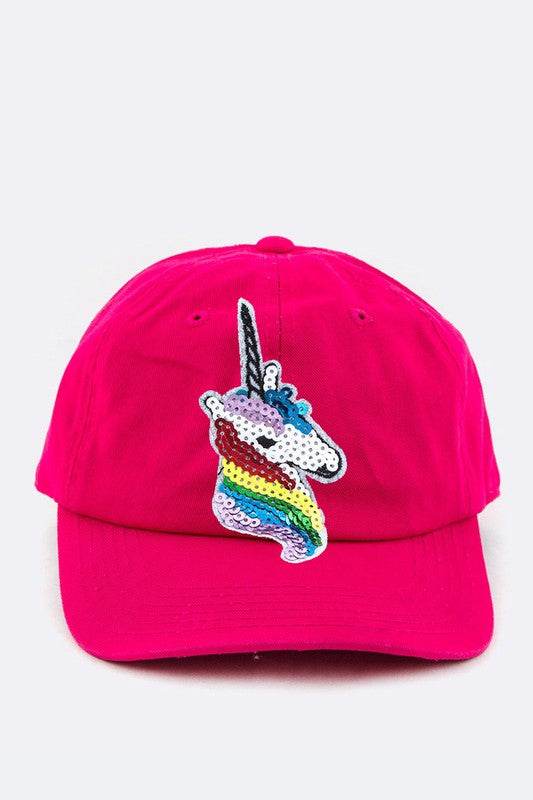 Sequins Unicorn Cotton Cap - Shop Style & More | Fresh Looks, Everyday Deals & Free Shipping