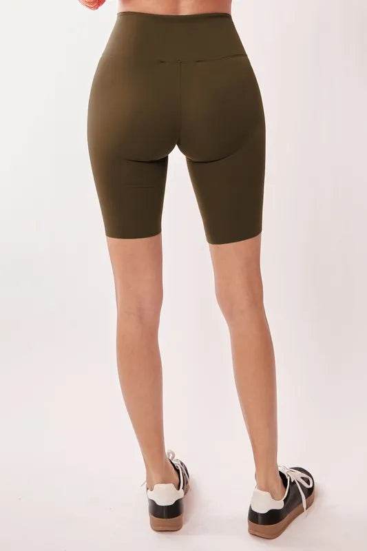 Davi & Dani High Waisted Biker Leggings - Shop Style & More | Fresh Looks, Everyday Deals & Free Shipping