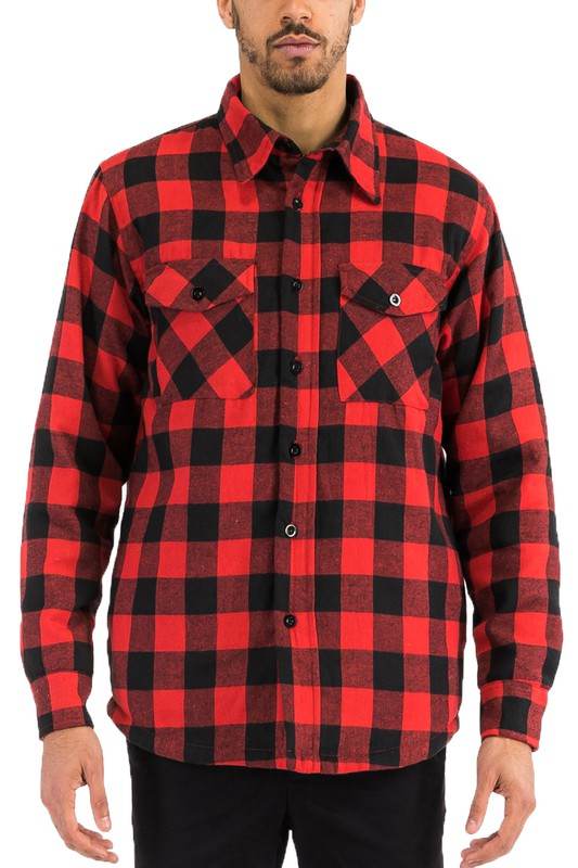 Mens Quilted Padded Flannel - Shop Style & More | Fresh Looks, Everyday Deals & Free Shipping