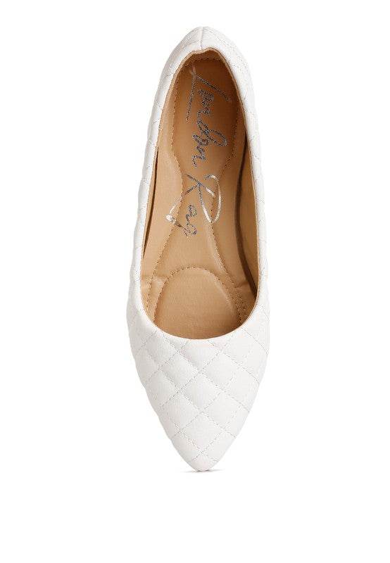 Rikhani Quilted Detail Ballet Flats - Shop Style & More | Fresh Looks, Everyday Deals & Free Shipping