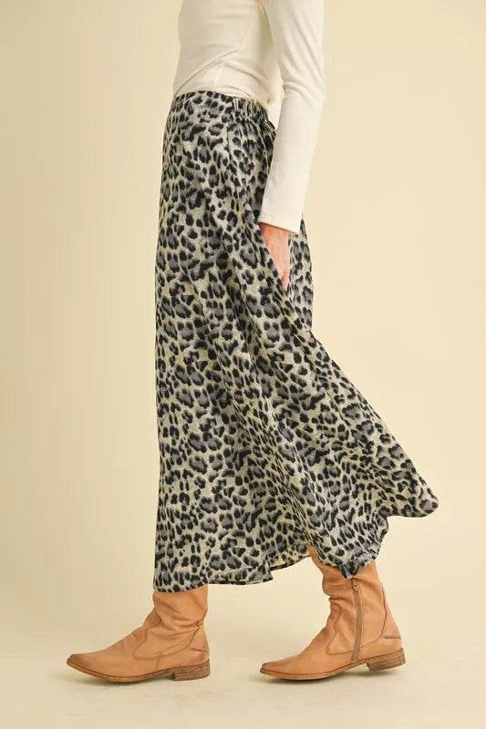 Aemi+Co Leopard Midi Skirt - Shop Style & More | Fresh Looks, Everyday Deals & Free Shipping