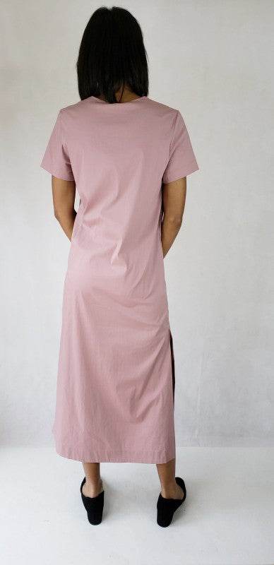 Maxi dress long side slits deep v neck with pocket - Shop Style & More | Fresh Looks, Everyday Deals & Free Shipping