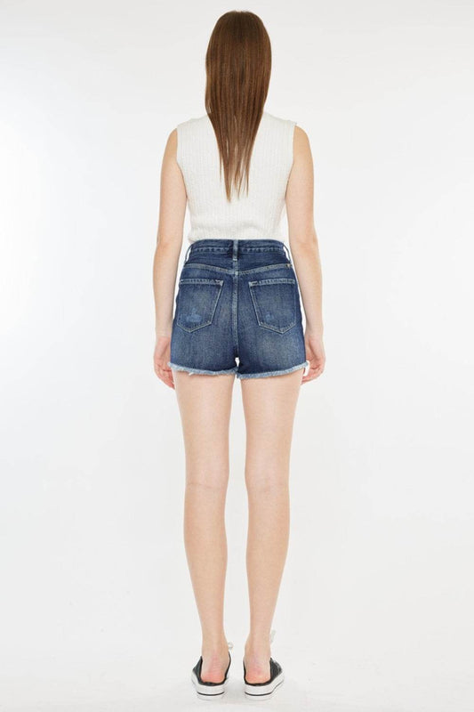 Kancan Raw Hem Button Fly Denim Shorts - Shop Style & More | Fresh Looks, Everyday Deals & Free Shipping