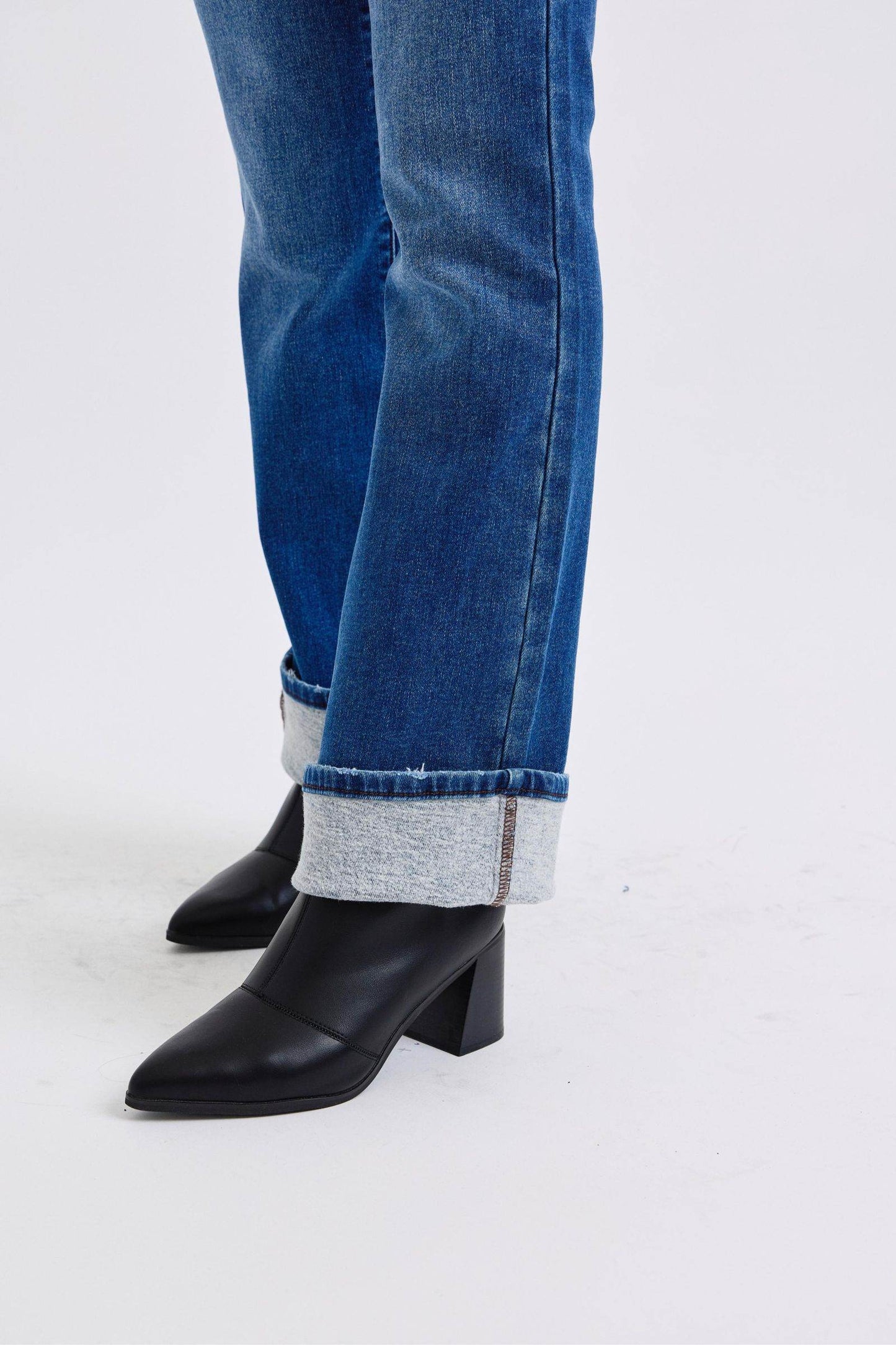 Judy Blue Full Size Run Mid-Rise Bootcut Jeans with Thermal Lining - Shop Style & More | Fresh Looks, Everyday Deals & Free Shipping
