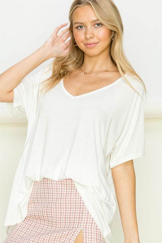 At Rest Oversized Short Sleeve Top - Shop Style & More | Fresh Looks, Everyday Deals & Free Shipping