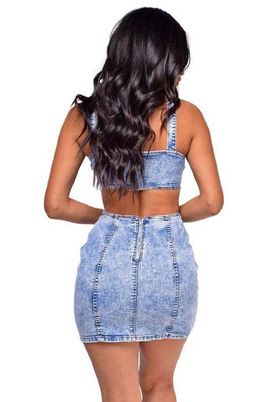 WOMEN FASHION DENIM DRESS - Shop Style & More | Fresh Looks, Everyday Deals & Free Shipping