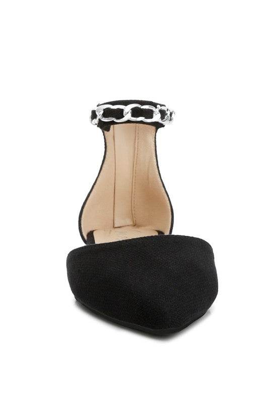 Buqisi Chain Embellished Flat Sandals - Shop Style & More | Fresh Looks, Everyday Deals & Free Shipping
