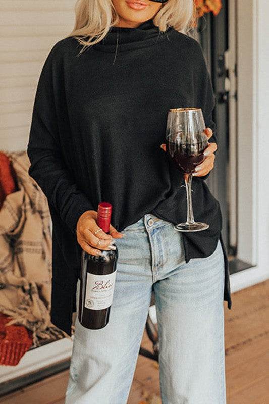Rebecca Cowl Neck Shift Tunic Top - Shop Style & More | Fresh Looks, Everyday Deals & Free Shipping