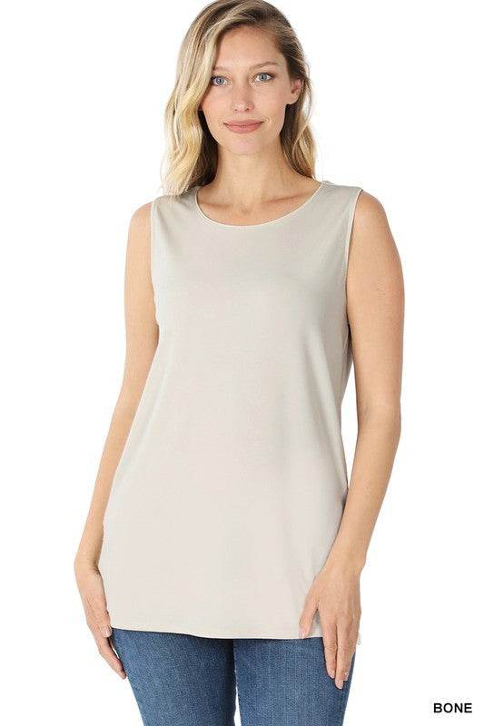 ITY Sleeveless Side Slit Top - Shop Style & More | Fresh Looks, Everyday Deals & Free Shipping