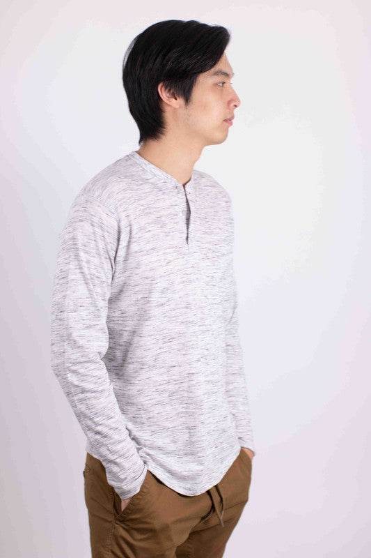 Long Sleeves Henley T-shirt - Shop Style & More | Fresh Looks, Everyday Deals & Free Shipping