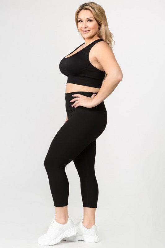 Buttery Soft Capri Activewear Leggings - Shop Style & More | Fresh Looks, Everyday Deals & Free Shipping