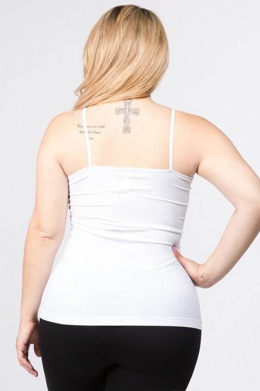 Seamless Long Spaghetti Strap Long Camisole Top - Shop Style & More | Fresh Looks, Everyday Deals & Free Shipping