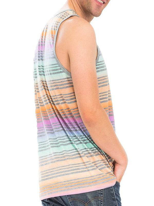 PASTEL STRIPED TANK TOP - Shop Style & More | Fresh Looks, Everyday Deals & Free Shipping