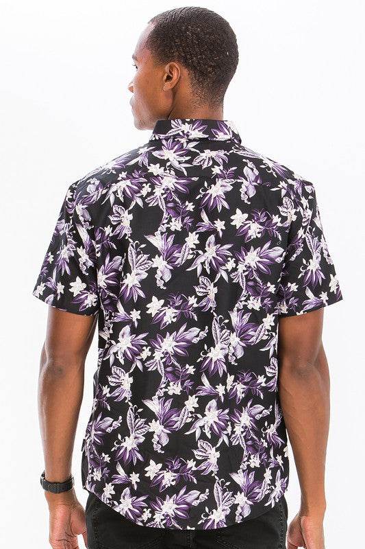 Weiv Mens Print Hawaiian Button Down Shirt - Shop Style & More | Fresh Looks, Everyday Deals & Free Shipping