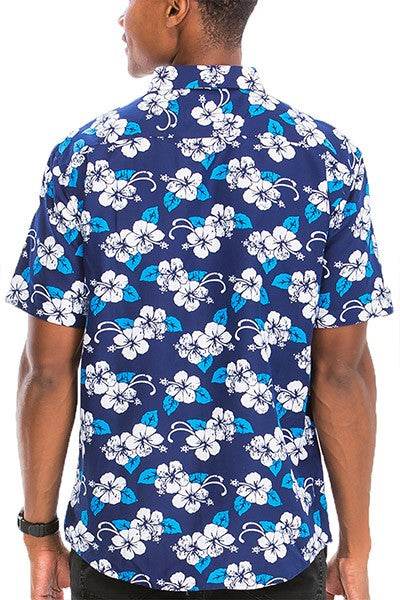 WS7007N Weiv Mens Print Hawaiian Button Down Shirt - Shop Style & More | Fresh Looks, Everyday Deals & Free Shipping