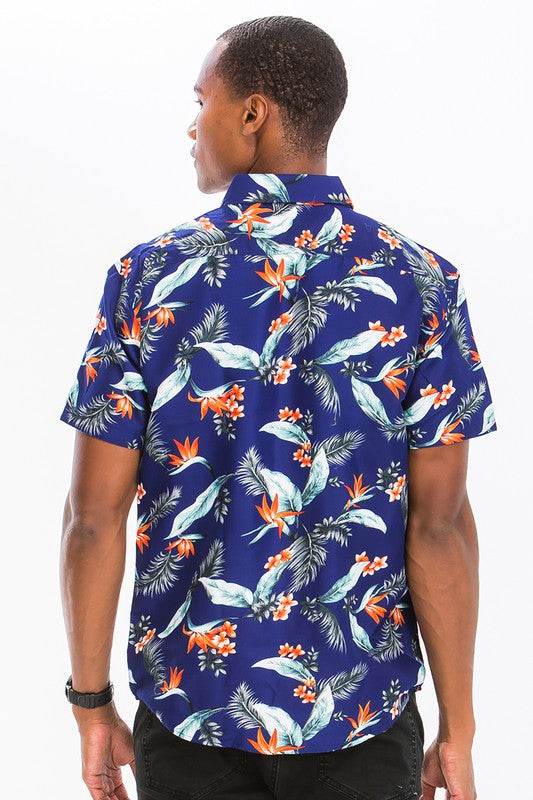 Hawaiian Print Button Down Shirt - Shop Style & More | Fresh Looks, Everyday Deals & Free Shipping