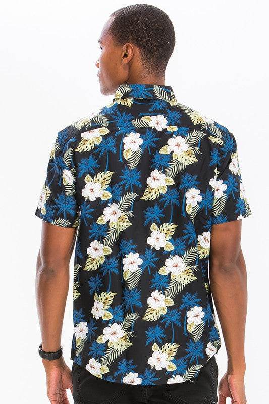 Hawaiian Print Button Down Shirt - Shop Style & More | Fresh Looks, Everyday Deals & Free Shipping