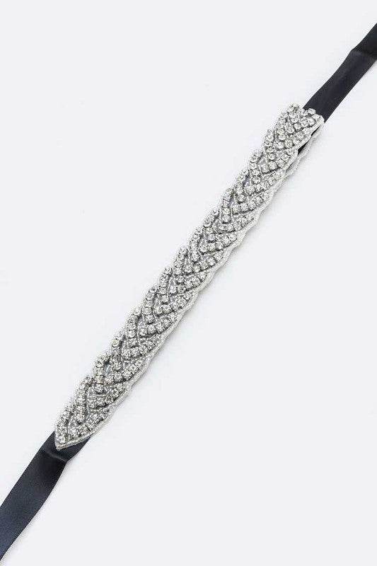 Rhinestone Embellished Bridal Sash Belt - Shop Style & More | Fresh Looks, Everyday Deals & Free Shipping