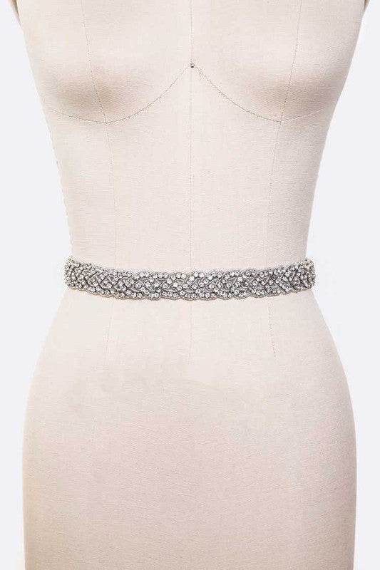 Rhinestone Embellished Bridal Sash Belt - Shop Style & More | Fresh Looks, Everyday Deals & Free Shipping
