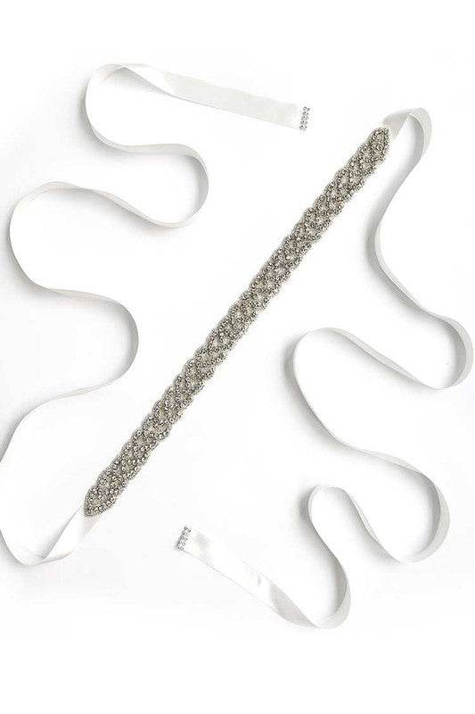 Rhinestone Embellished Bridal Sash Belt - Shop Style & More | Fresh Looks, Everyday Deals & Free Shipping