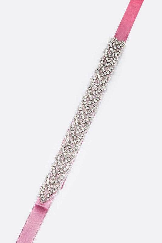 Rhinestone Embellished Bridal Sash Belt - Shop Style & More | Fresh Looks, Everyday Deals & Free Shipping