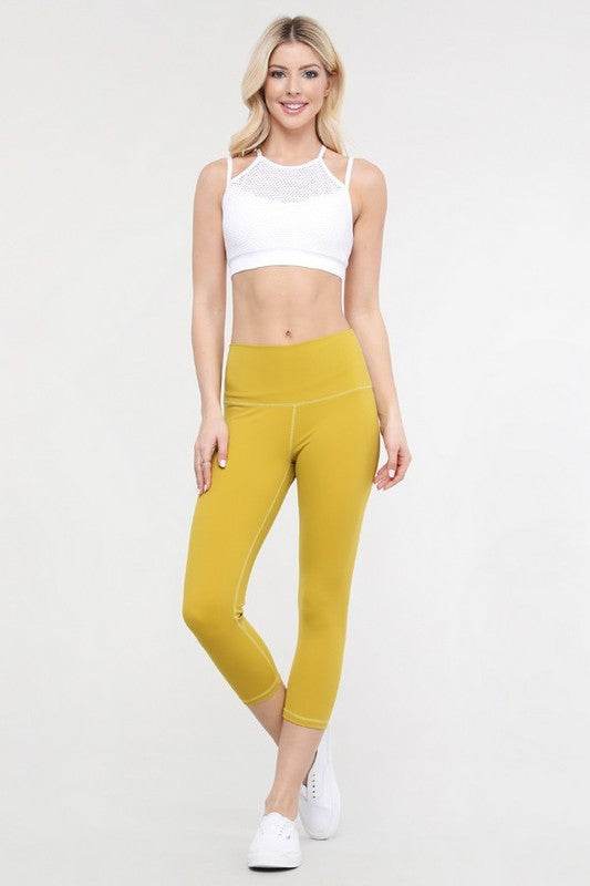 Buttery Soft Capri Activewear Leggings - Shop Style & More | Fresh Looks, Everyday Deals & Free Shipping