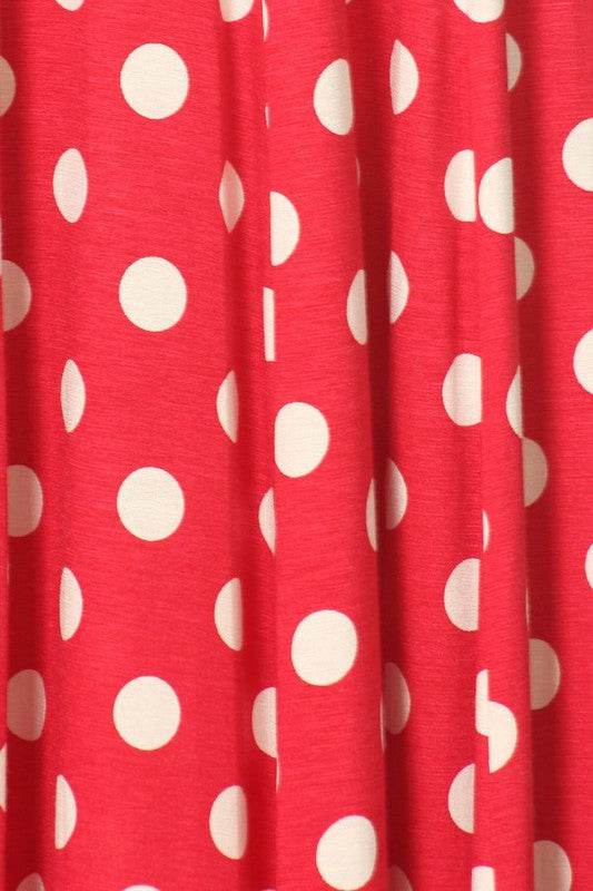 Paneled polka dot a-line midi dress - Shop Style & More | Fresh Looks, Everyday Deals & Free Shipping